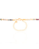 Choker Cristais Coloridos 4 mm Banhado a Ouro 18K