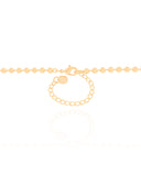 Gargantilha Bolinhas Lisas 3 mm Banhado a Ouro 18K - 40+5 cm