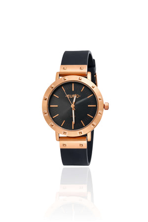 Relógio Euro Feminino Glitz Rose