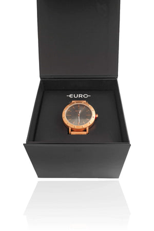 Relógio Euro Feminino Glitz Rose