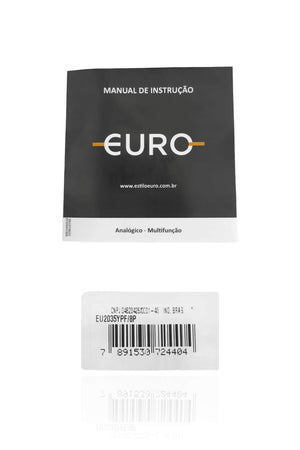 Relógio Euro Feminino Glitz Rose
