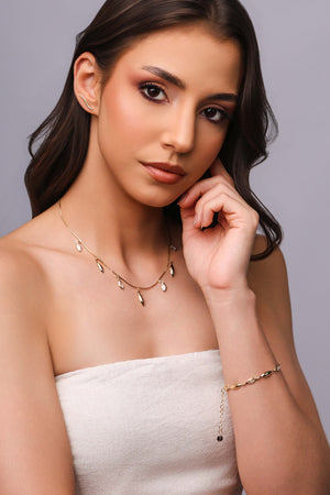 Brinco Ear Cuff Ondulado Banhado a Ouro 18k