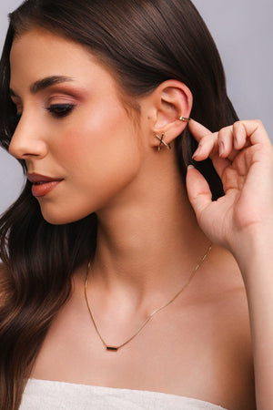 Piercing Fake Liso Banhado a Ouro 18K