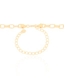 Choker Elos Ovais Banhado a Ouro 18K