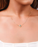 Conjunto Turmalina Cravejado Banhado a Ouro 18K