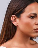 Piercing Colorido Cravejado Ródio Branco