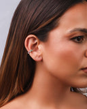 Piercing Torcido Colorido Banhado a Ouro 18K