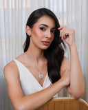 Brinco Argola Click Cravejada Cristal Ródio Branco