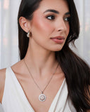 Brinco Gota Lisa ABS Ródio Branco