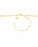 Choker Bolinhas Pingente Redondo Banhado a Ouro 18K