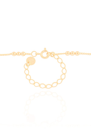 Gargantilha Cartier Retangulos Cristal Banhado a Ouro 18K - 45 cm