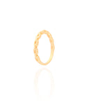 Anel Cartie Tamanho 14 Liso Banhado a Ouro 18K