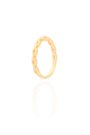 Anel Cartie Tamanho 18 Liso Banhado a Ouro 18K