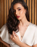 Brinco Argola Lisa Cravejada Cristal Ródio Branco