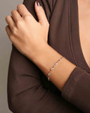 Pulseira Zircônia Oval Banhado a Ouro 18K