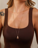 Gargantilha Perfumeiro Cravejado Cristal Banhado a Ouro 18K