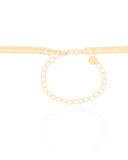 Choker Snake Banhado a Ouro 18K - 32 cm