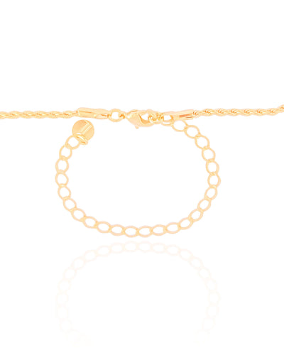 Choker Cordão Baiano 2 mm Banhado a Ouro 18K - 32 cm