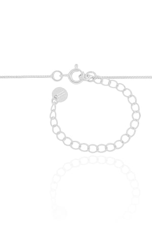 Gargantilha Bola com Zircônia Cristal Ródio Branco - 40 cm