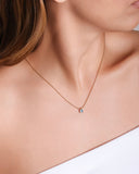 Conjunto Turquesa Cravejado Banhado a Ouro 18K