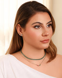 Brinco Ear Cuff Zircônias Coloridas Ródio Branco