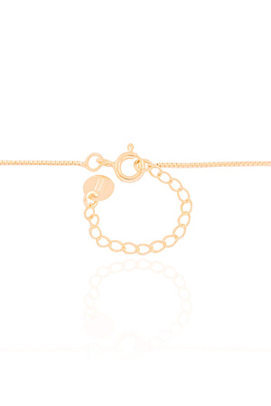 Gargantilha Veneziana Cristal Colorido Banhado a Ouro 18K