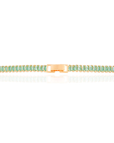 Choker Turmalina Banhado a Ouro 18K - 36 cm