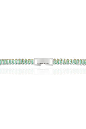 Choker Turmalina Ródio Branco
