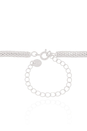 Choker Detralhada com Bolas Ródio Branco