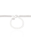 Choker Detralhada com Bolas Ródio Branco