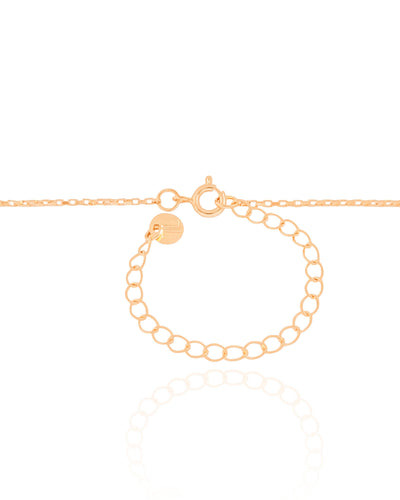 Colar Ponto de Luz com Pérola Banhado a Ouro 18K - 40 cm