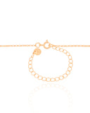 Gargantilha Ponto de Luz com Pérola Banhado a Ouro 18K - 40 cm
