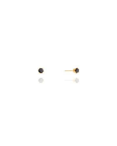 Brinco Ponto de Luz Preto 3 mm
