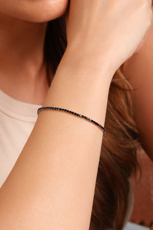 Pulseira Rivieira Preta 2 mm Maleável