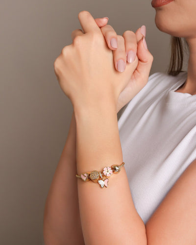 Pulseira Berloque Pingente Borboleta