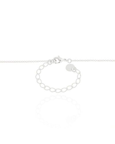 Colar Veneziana Pingente Oval Liso - 45 cm