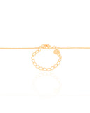 Veneziana Pingente Redondo Cravejado Cristal - 45 cm