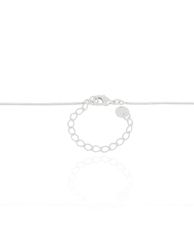 Colar Veneziana Pingente Redondo Cravejado Cristal - 40 cm