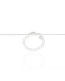 Veneziana Pingente Redondo Cravejado Cristal - 45 cm