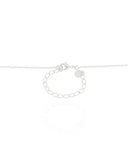 Elos Pingente Cristal Quadrado e Pérola - 45 cm