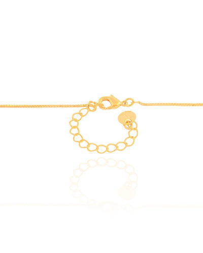 Colar Bola com Pérola Banhado a Ouro 18K - 45 cm