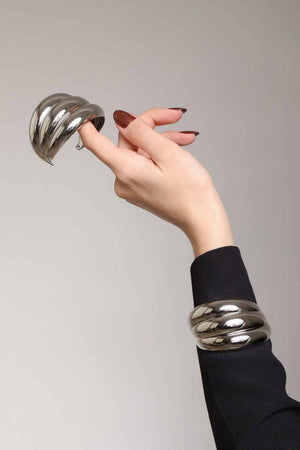 Bracelete Três Peças Lisas