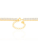 Choker Riviera Baguete Cristal