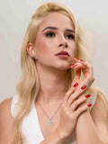 Brinco Ear Cuff Cravejado Cristal