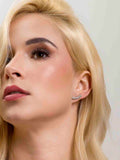 Brinco Ear Cuff Cravejado Cristal