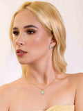 Conjunto Orgânico Resinado Azul Tiffany