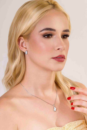 Conjunto Orgânico Resinado Branco Leitoso