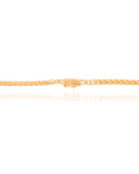 Gargantilha Masculina Trama Italiana com Fecho Gaveta Retangular - 60 cm