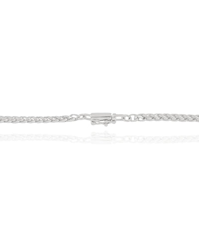 Colar Masculino Trama Italiana 3 mm Fecho Gaveta - 60 cm