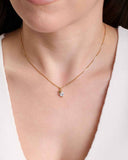 Choker Veneziana com Pingente Maça Coração Cristal